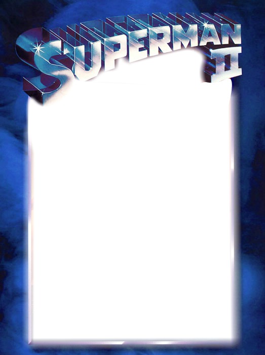 affiche superman 2 Фотомонтаж