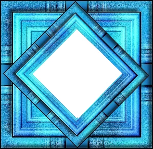 cadre bleu royale 2 Photo frame effect
