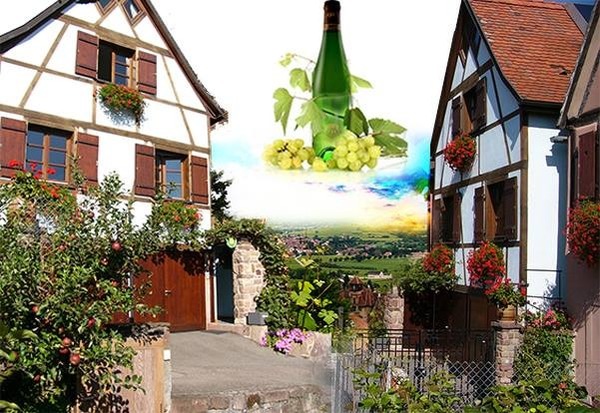 Alsace Фотомонтажа
