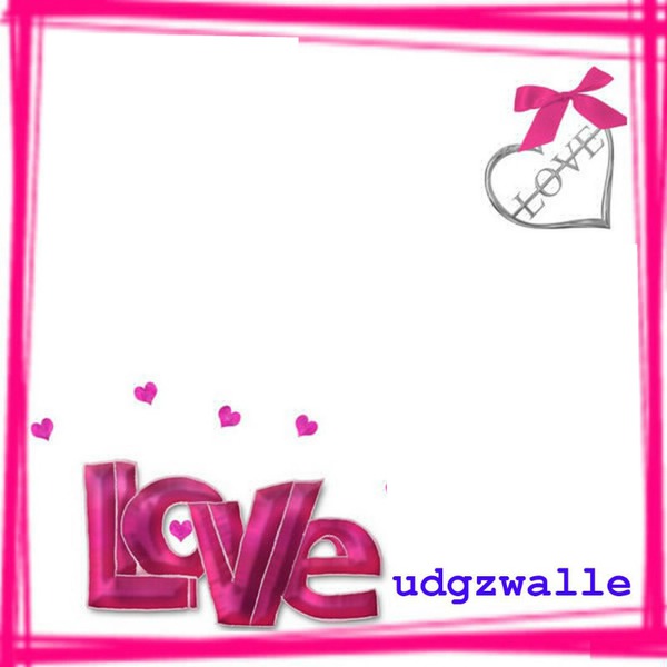 udgzwalle-love square Photo frame effect