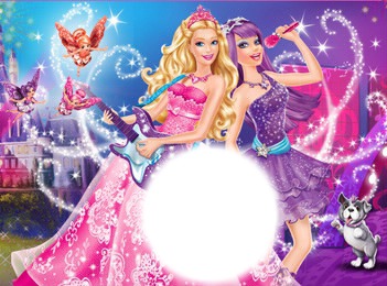 barbie pop star Photomontage