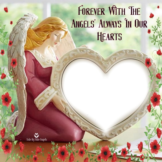 forever with the angels Photo frame effect | Pixiz