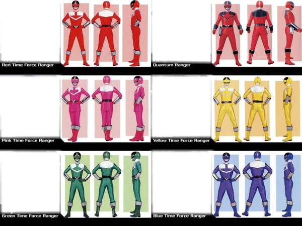 power rangers time force Fotomontage