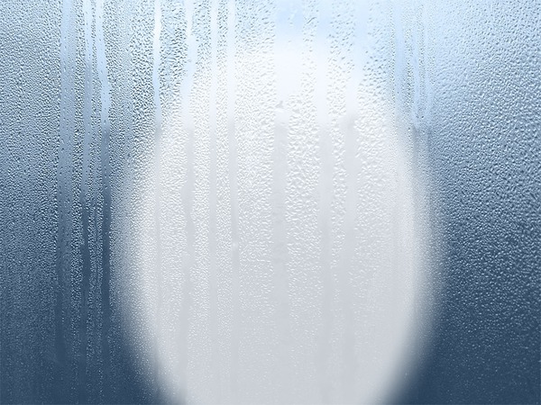Wet glass rain Bill Photomontage