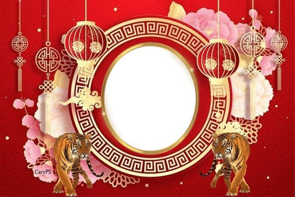 Cc Año nuevo chino Fotomontagem