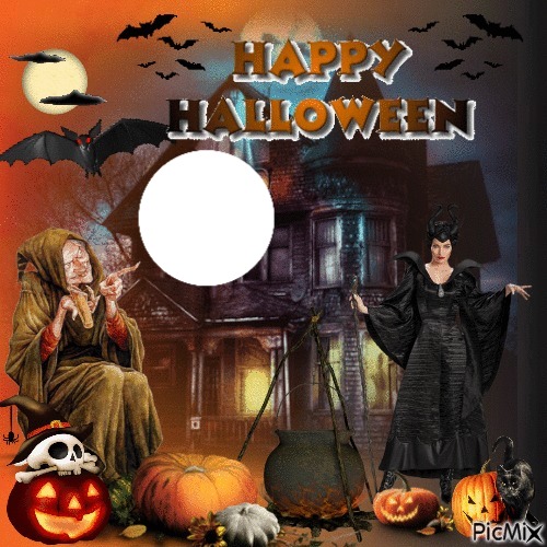 cadre halloween Photomontage