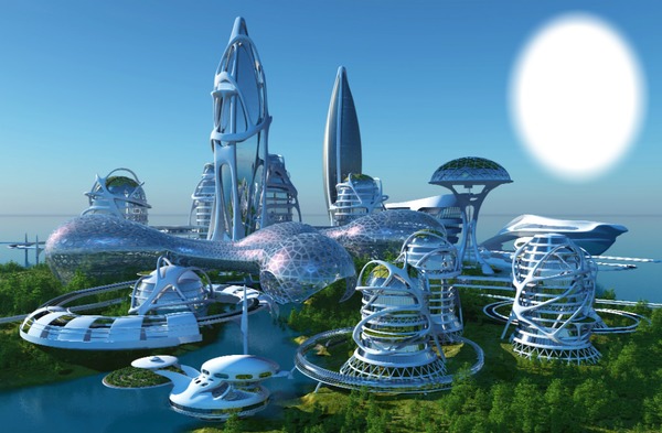 My city of the future ! Fotomontāža