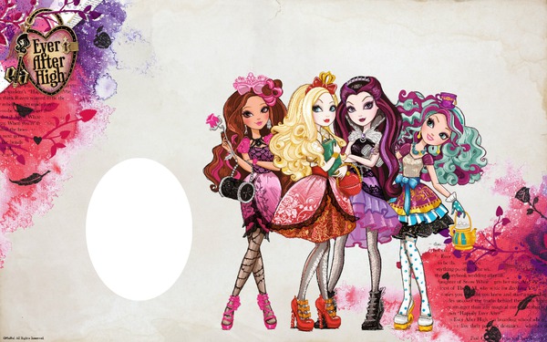 Ever after high Valokuvamontaasi