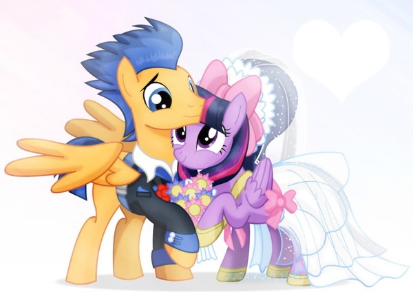 MLP Twilight Sparkle and Flash Sentry Photo frame effect