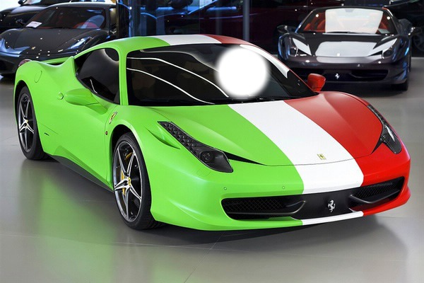 Ferrari Drapeau Italie Fotomontāža