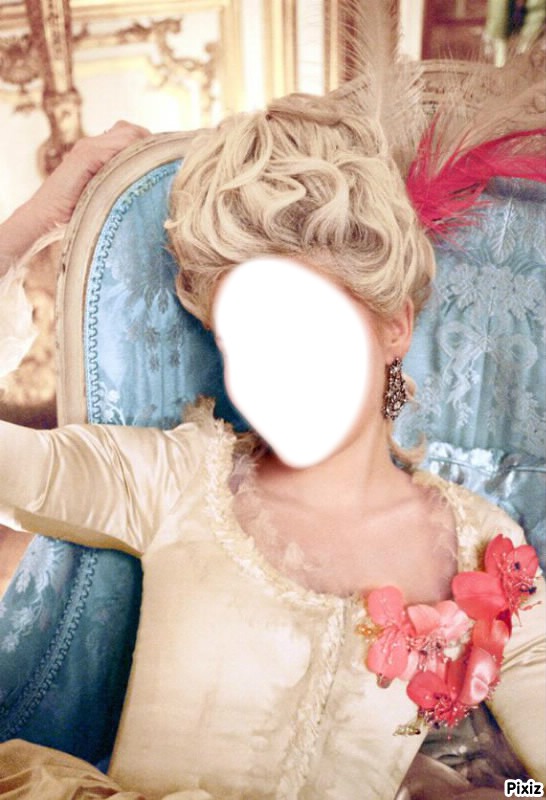 Marie- Antoinette Photo frame effect