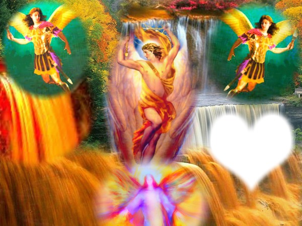arcangel uriel viernes(naranja) Photo frame effect