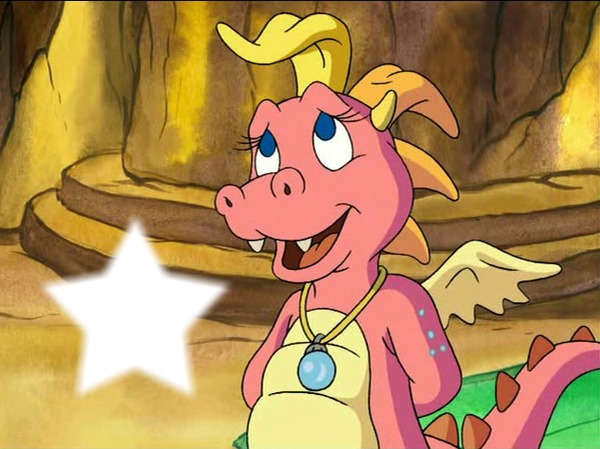 Dragon Tales Cassie Photo frame effect