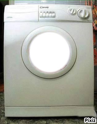 machine a laver Fotomontaggio