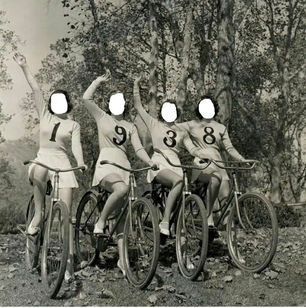 renewilly ciclistas Fotomontage