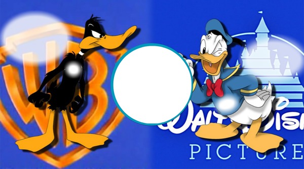 daffy duck フォトモンタージュ