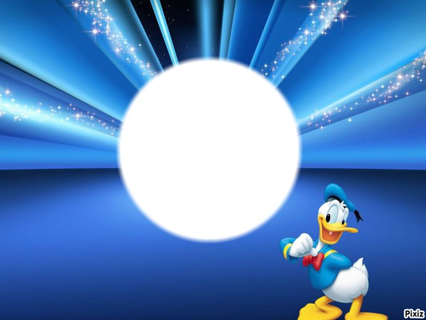 pato donald Photo frame effect