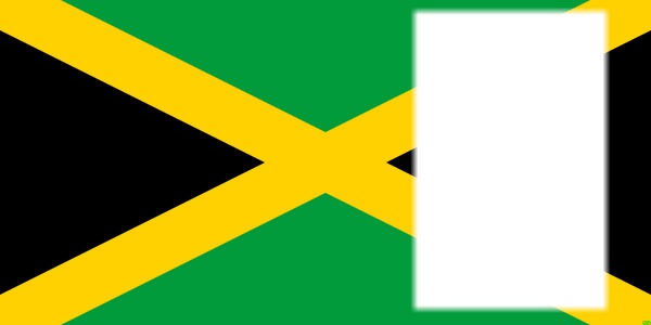 Jamaica flag 2 Фотомонтаж