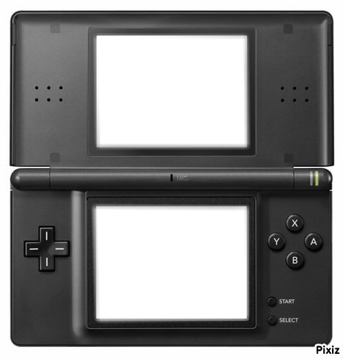 Nintendo Ds Noir Montaje fotografico