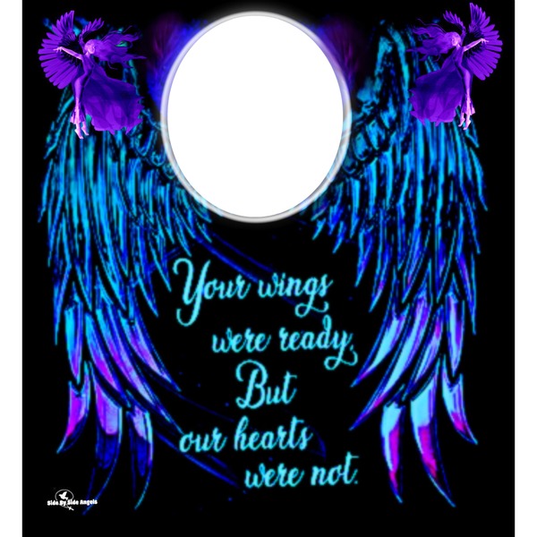 wings Photo frame effect