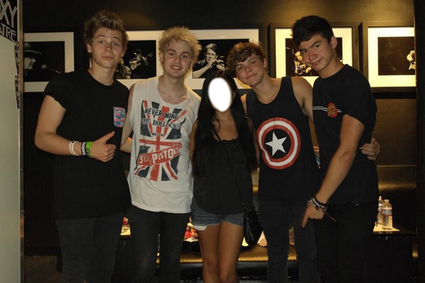 5 seconds of summer Fotomontage