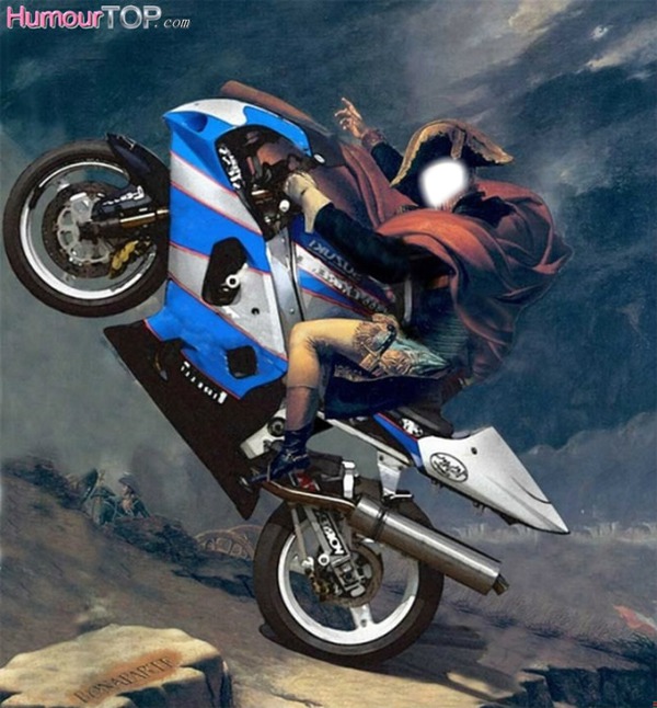 napo moto humour top Photo frame effect