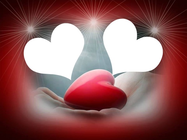 İki Kalp Fotomontáž