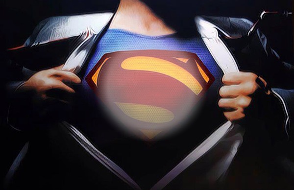 logo superman Fotomontáž