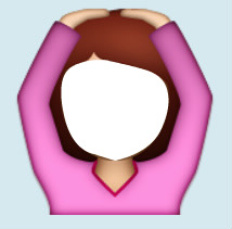 Emoji apple Фотомонтаж