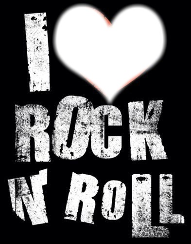 I love rock n' roll Valokuvamontaasi