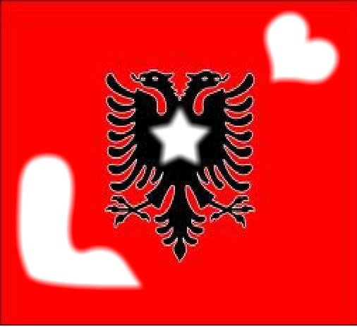 I am Albanian Photo frame effect