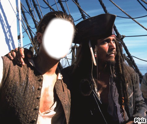 pirates des caraibes Fotomontáž