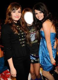 Selena Gomez y Demi Lovato Fotomontaža