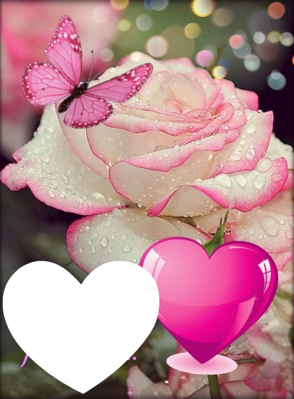 Ma rose d'amour Фотомонтаж