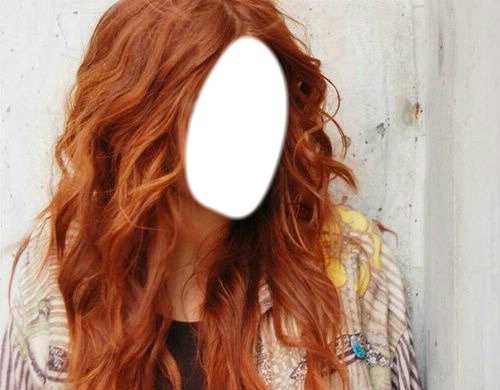 Hair orange Montaje fotografico