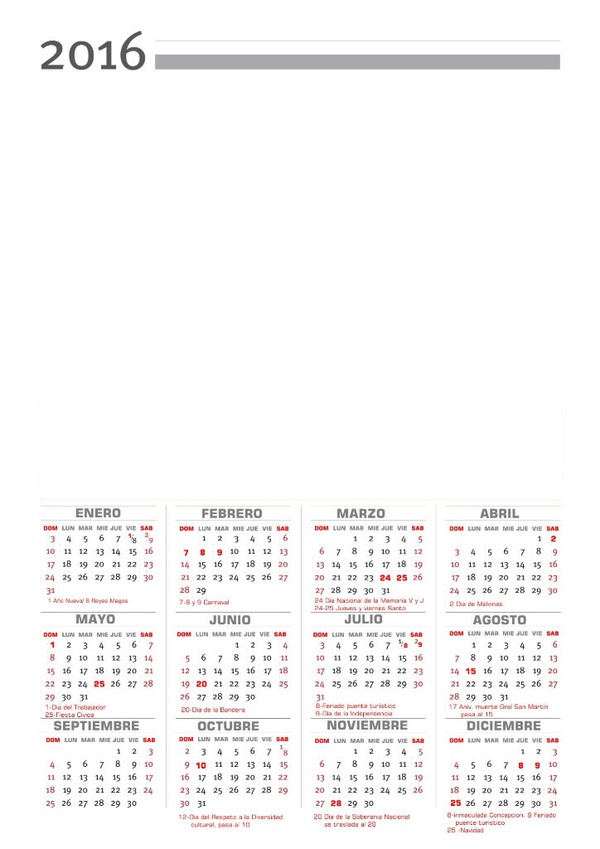 Calendario Argentino Fotomontažas