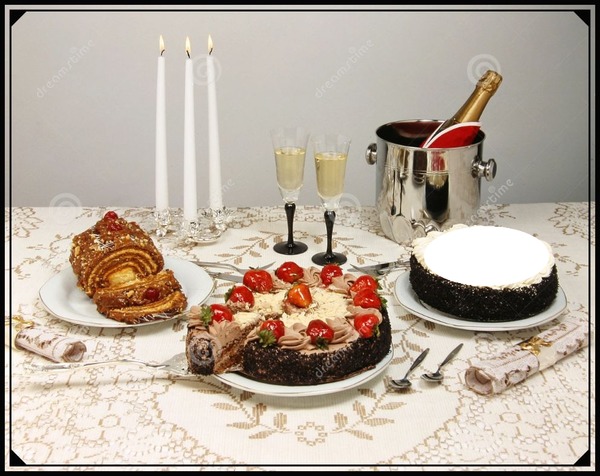 torte di Buon compleanno Fotomontāža