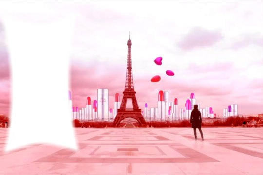 romance a paris Fotomontage