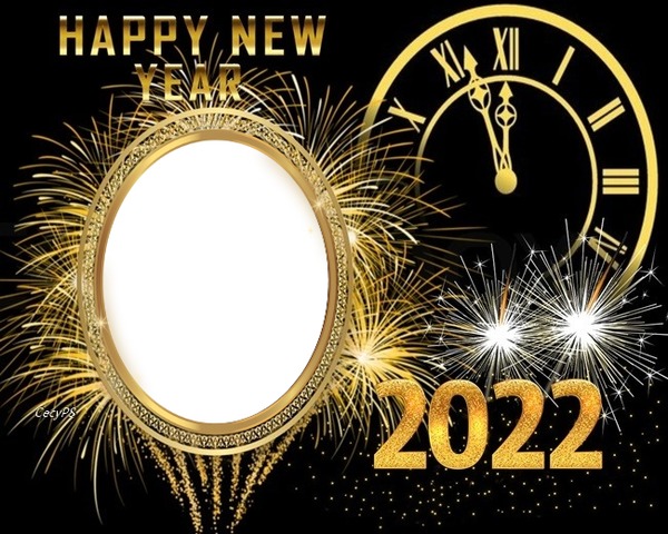 Cc Felicidades año 2022 Photo frame effect