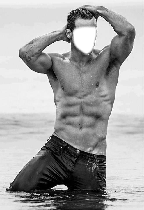 homme et muscle Photomontage