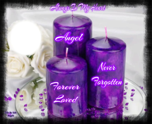 ANGEL CANDLES Montage photo