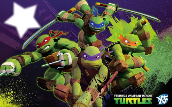 Teenage Mutant Ninja Turtles Фотомонтажа