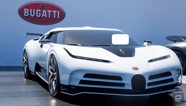 Bugatti Fotomontage