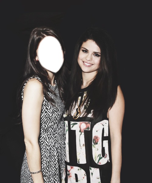 Selena et ... Fotomontage