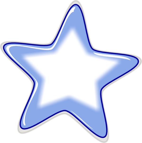 estrela azul Fotomontage