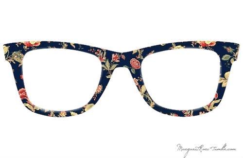 lunette en fleurs Фотомонтаж