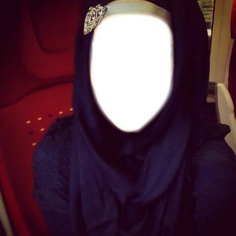 hidjab broche Fotomontaż