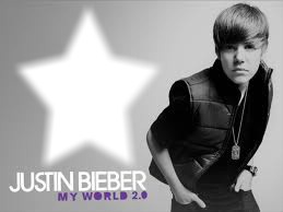 Justin Bieber My Worl 2.0 Fotomontáž