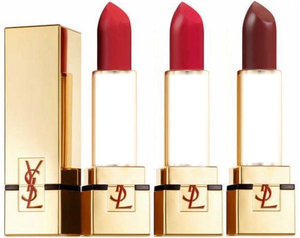 Yves Saint Laurent Rouge Pur Couture The Mats Ruj 3 renk フォトモンタージュ