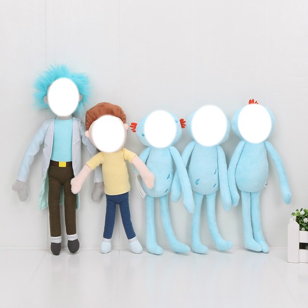 Rick and Morty the toys Fotomontaggio